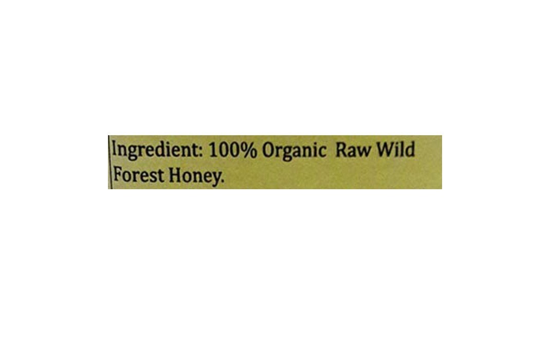 Alavi's Raw Organic Honey Wild Forest   Jar  450 grams